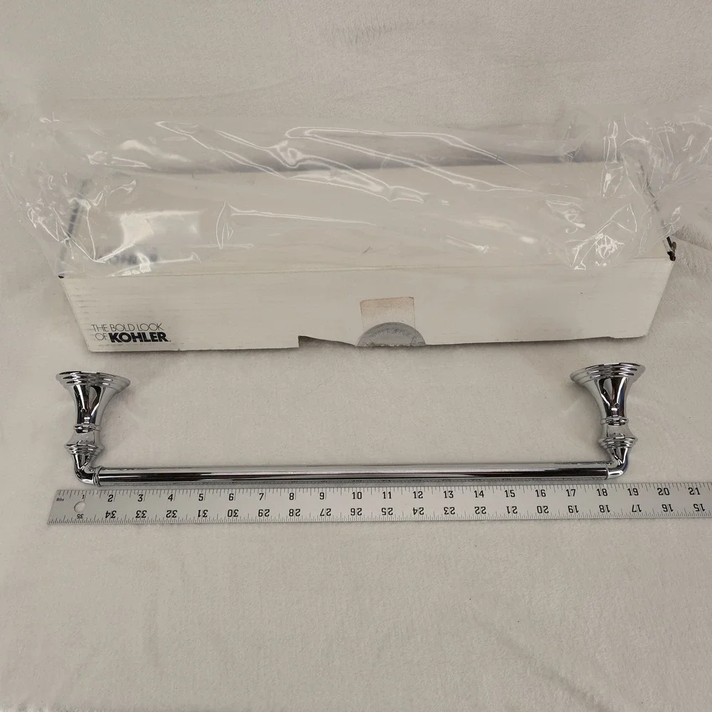 Kohler Devonshire 18 Inch Towel Bar Polished Chrome 10550-CP Bathroom Hardware